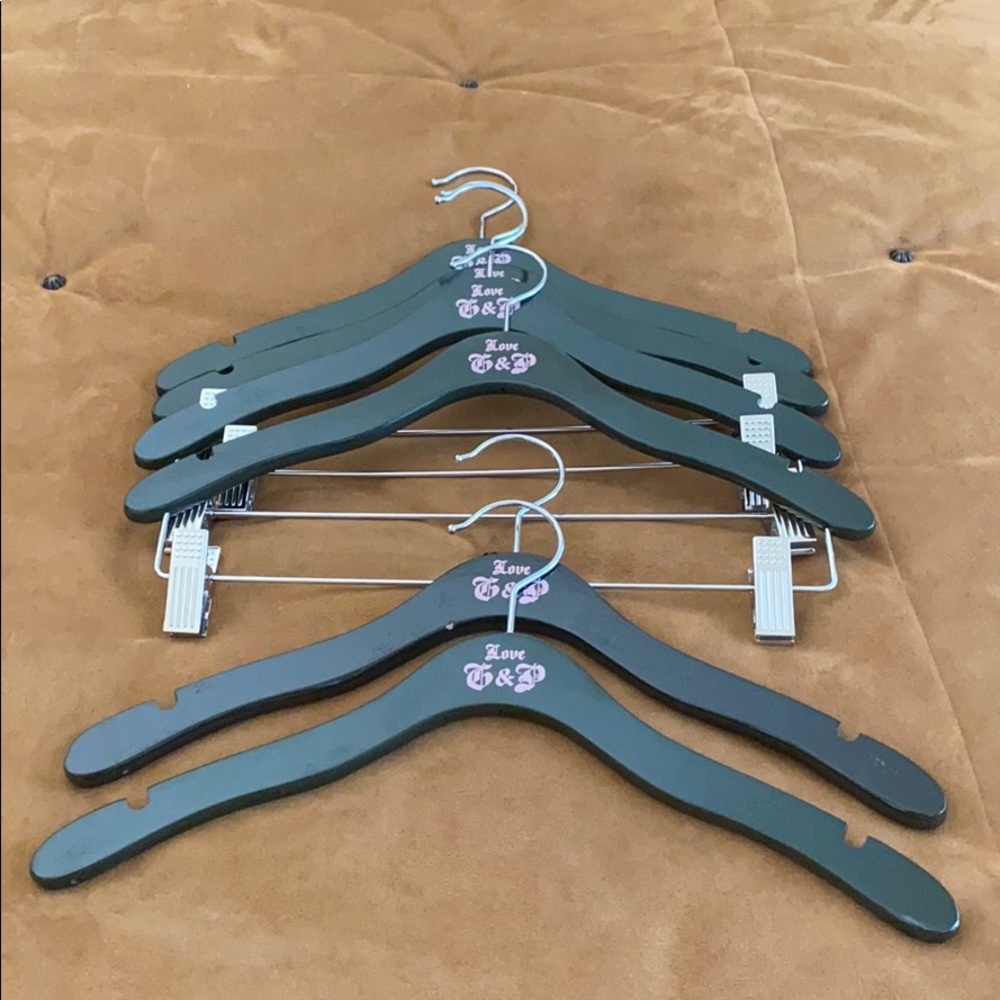 Juicy Couture Love G&P Girls Hangers Set of 6